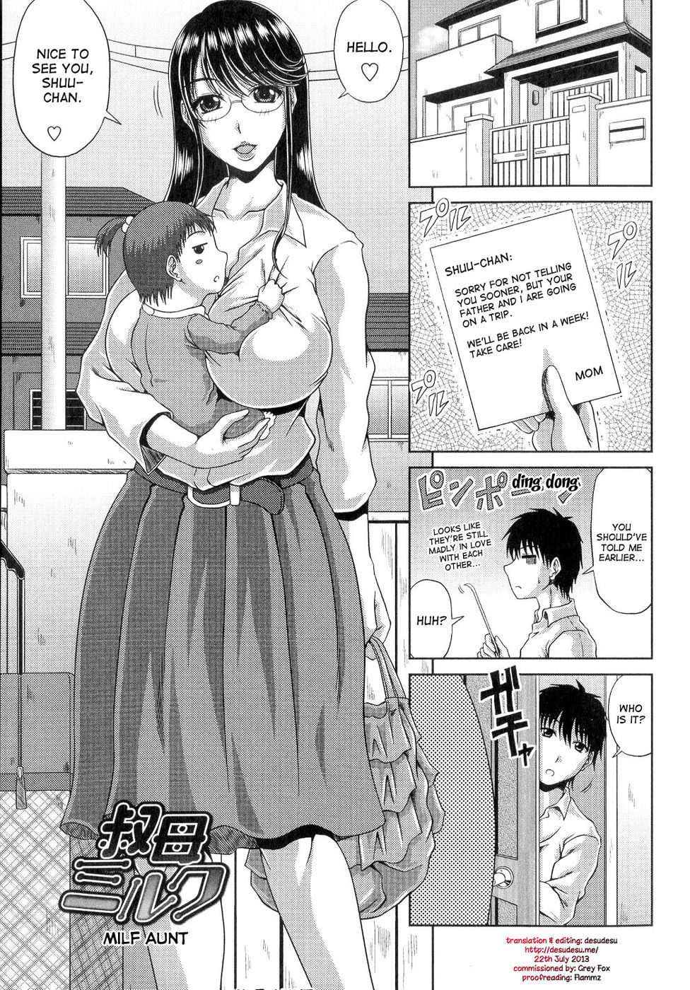 Hentai Manga Comic-Milf Aunt-Read-1
